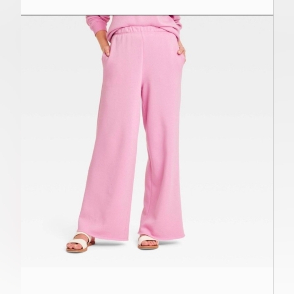 GRAYSON THREADS  Women's Trendy Plus Size Los Angeles Wide-Leg Pant Pink